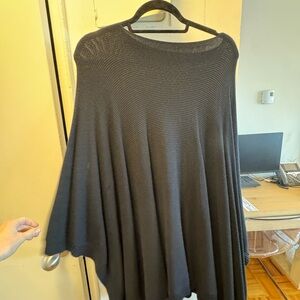 lululemon athletica Charcoal Poncho Sweater